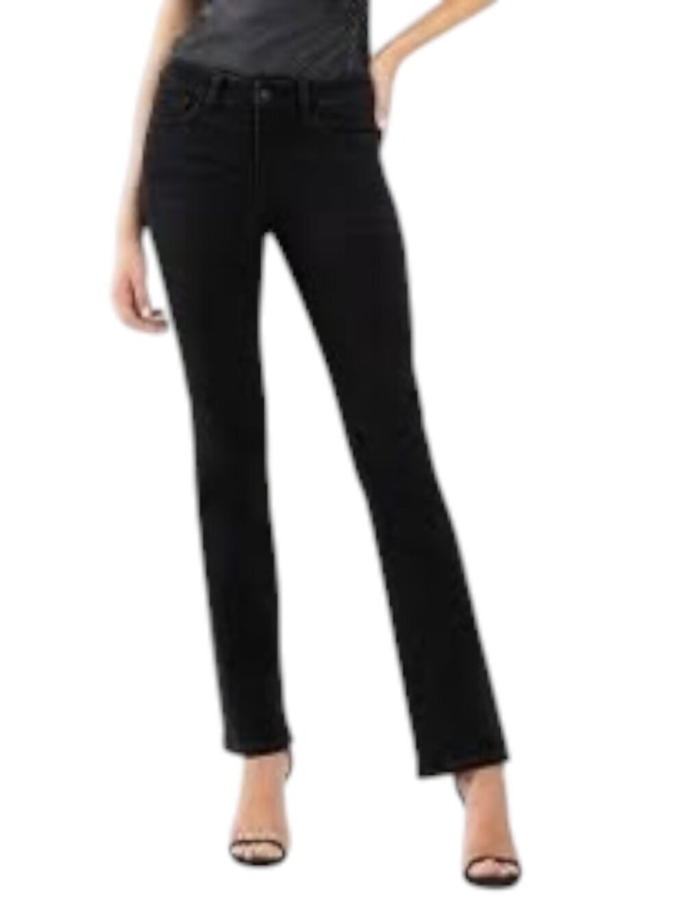 Lovervet Black Mid-Rise Bootcut Jeans 27